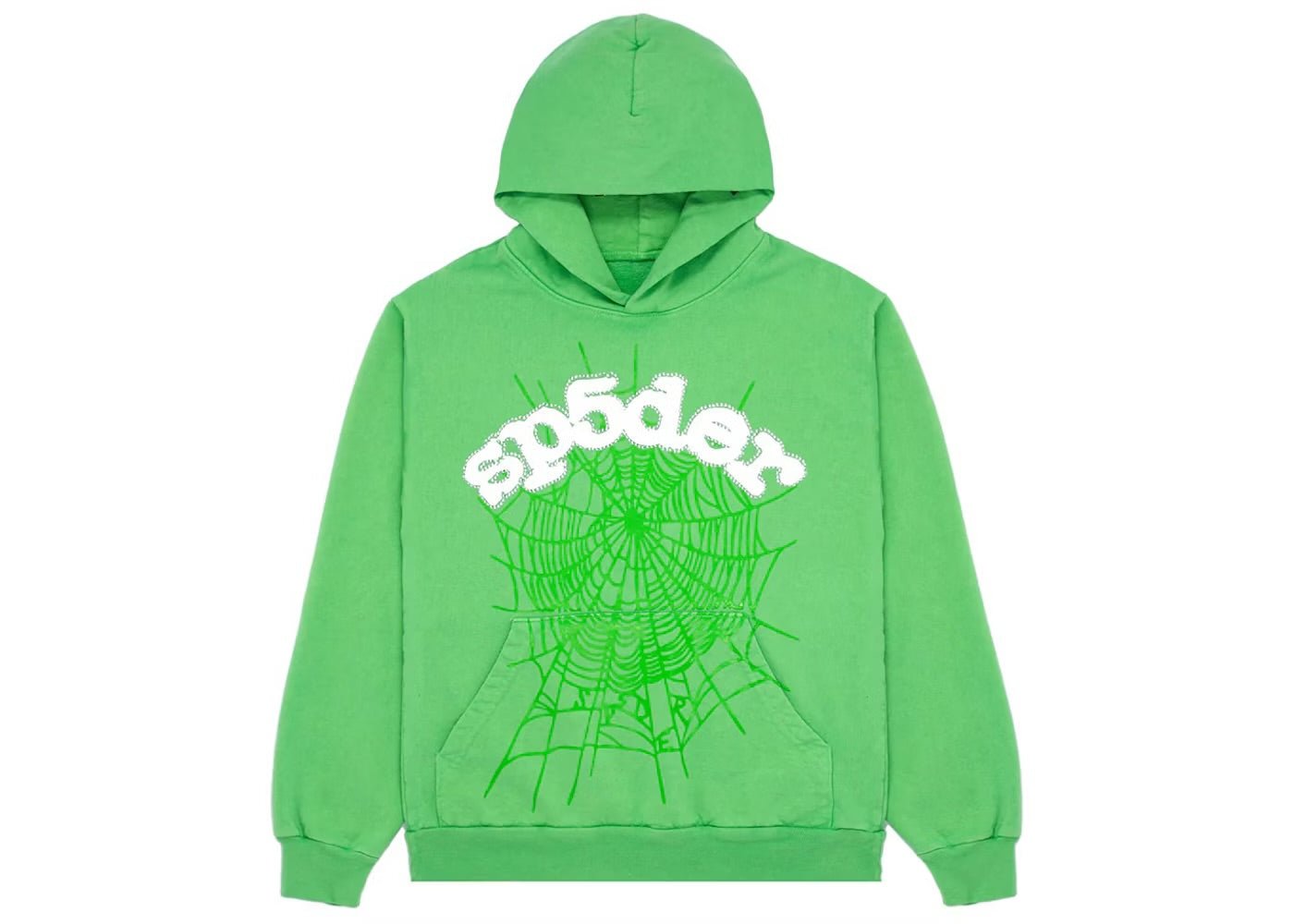Sp5der Web Hoodie Slime Green - Hoodie - Sp5der