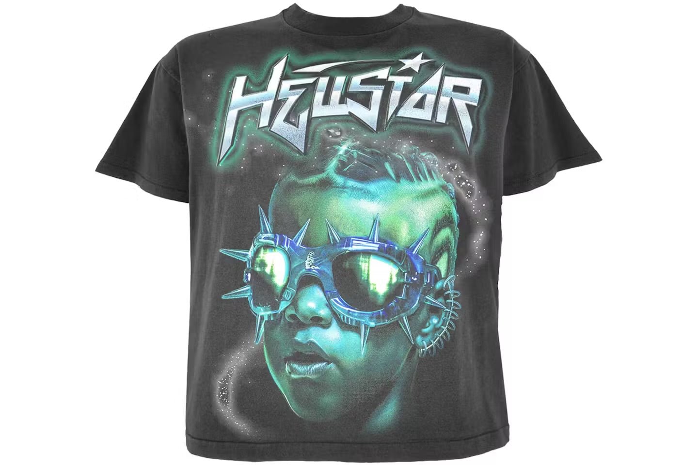 Hellstar The Future T-Shirt Black / Blue - T-shirt - Hellstar