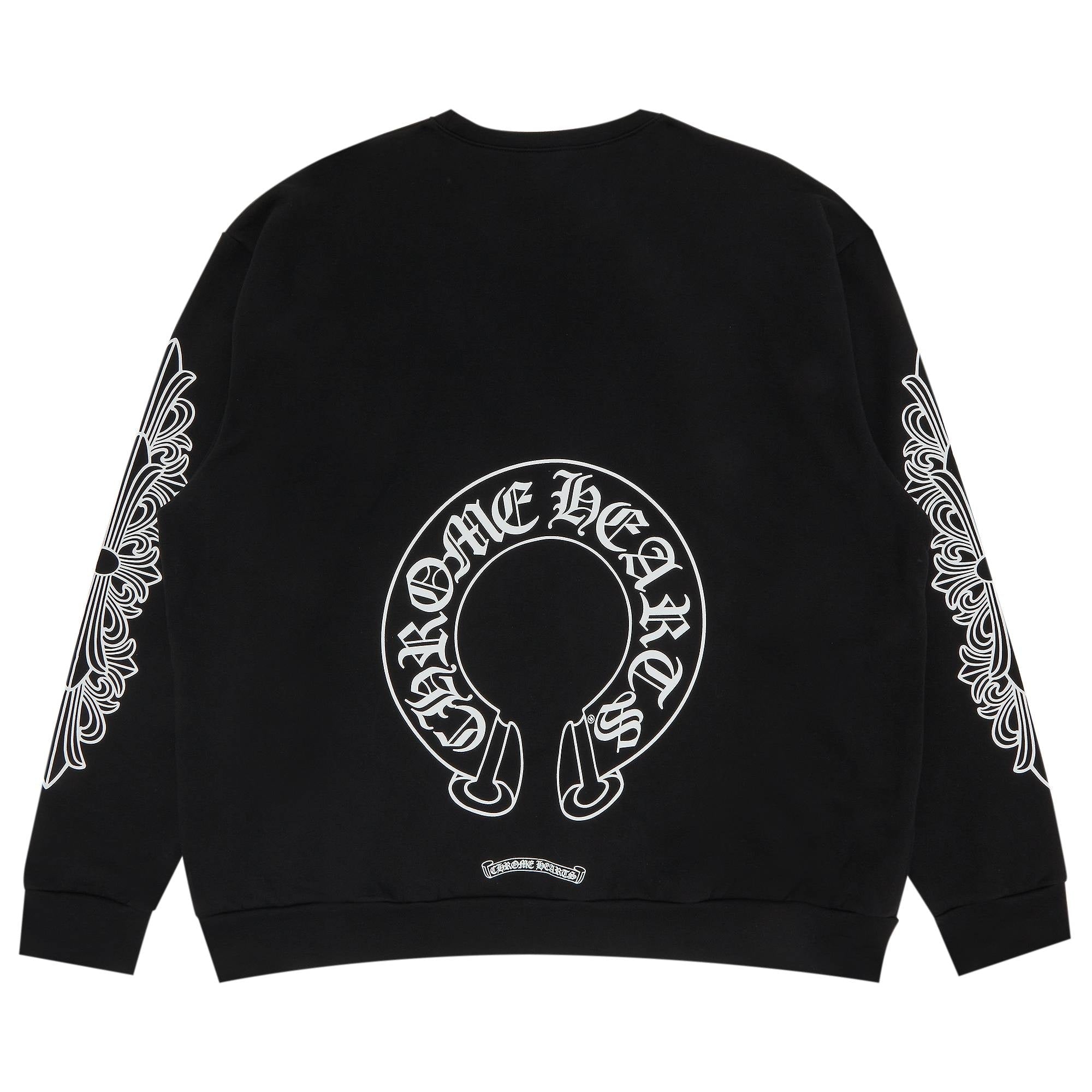 Chrome Hearts Horseshoe Crewneck Black - Sweatshirt - Chrome Hearts