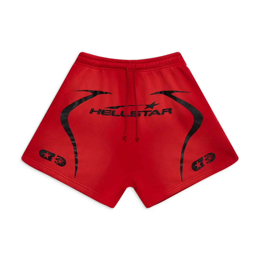 Hellstar Warm Up Shorts 'Red'