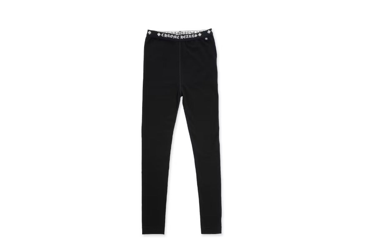 Chrome Hearts Logo Leggings Black