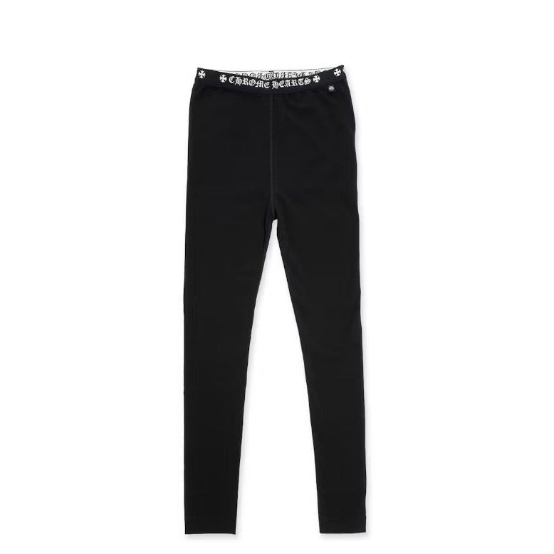 Chrome Hearts Logo Leggings Black