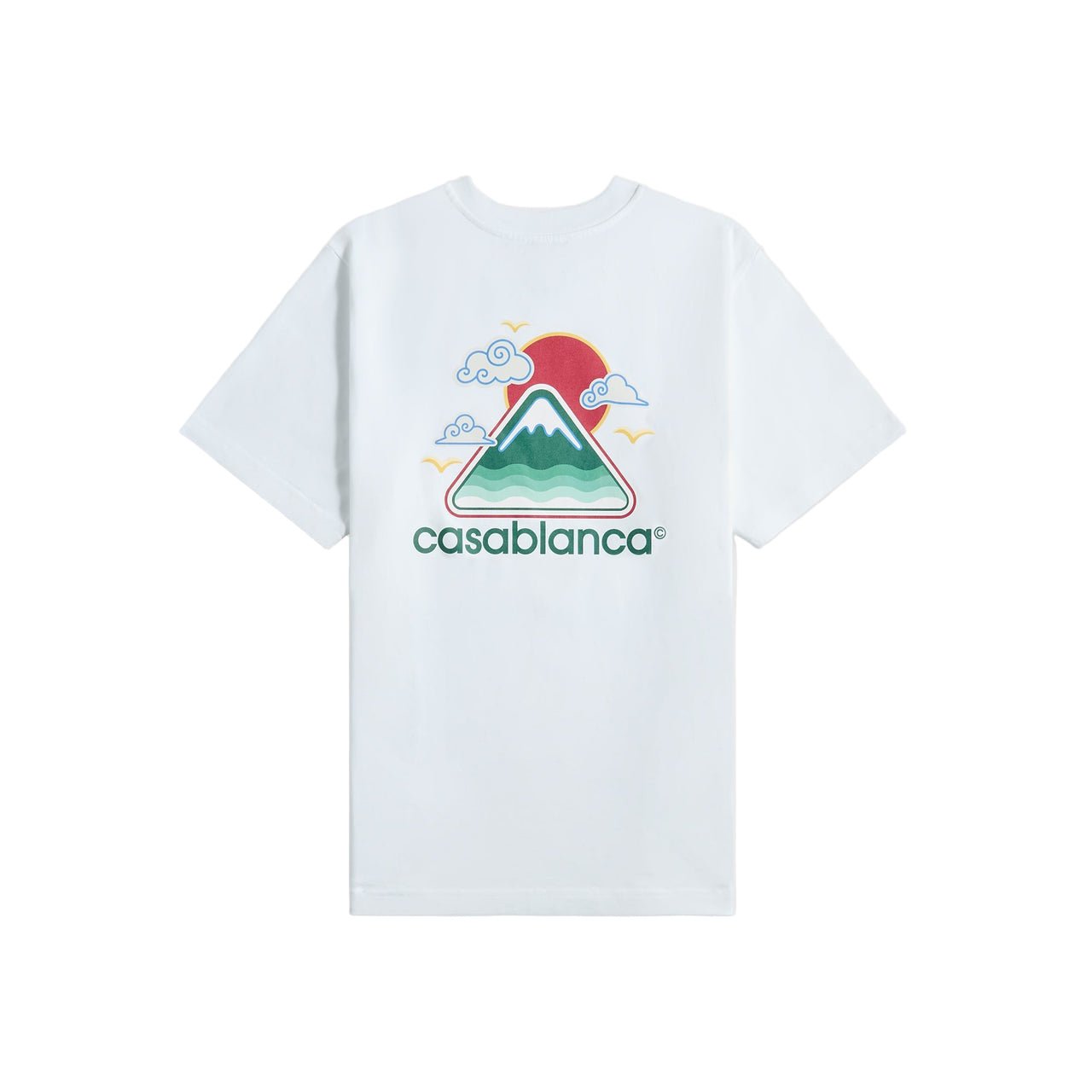 Casablanca Montagne Ondulée Screen Printed Tee