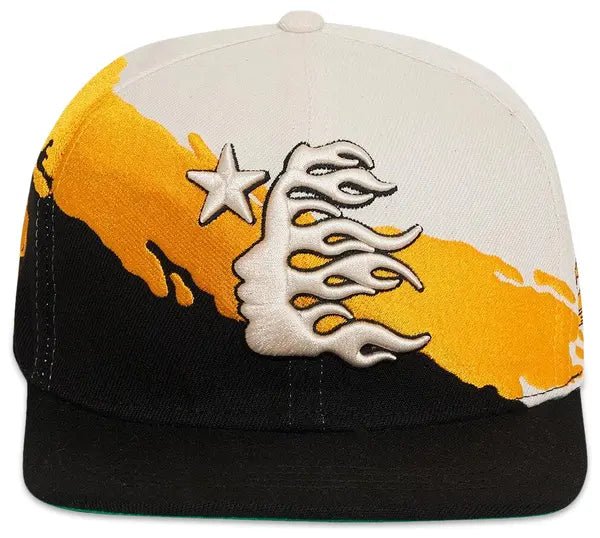 Hellstar Paintbrush Snapback Hat 'Orange/Black'
