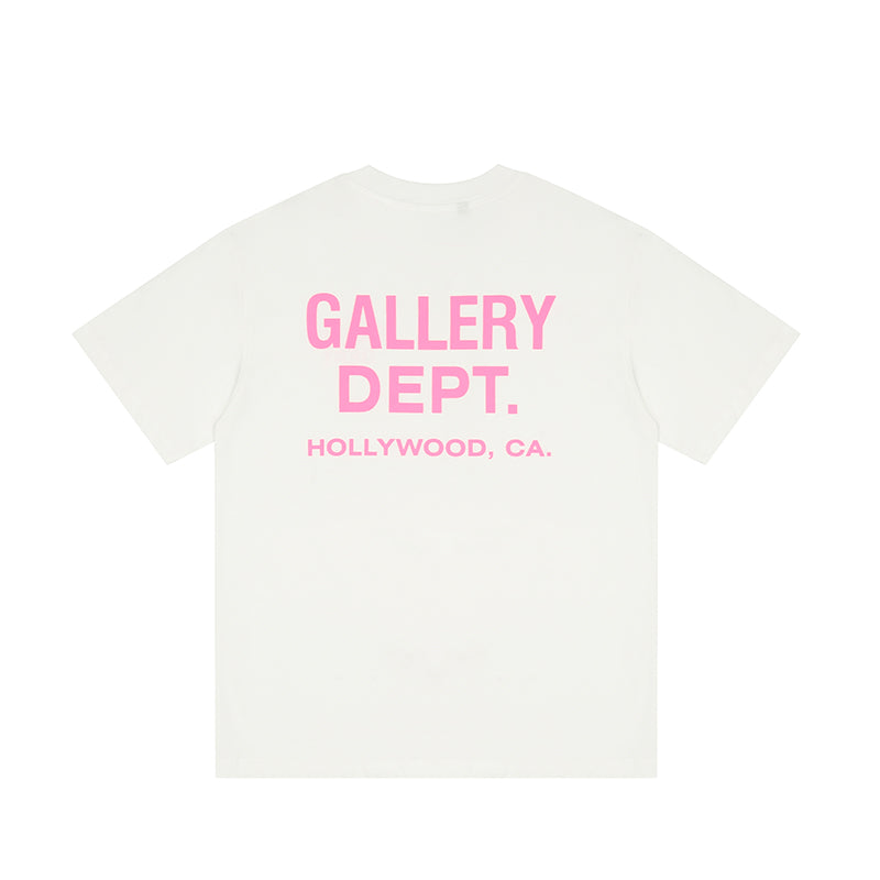 Gallery Dept. Vintage Souvenir Tee 'White/Pink' - T-shirt - Gallery Dept.