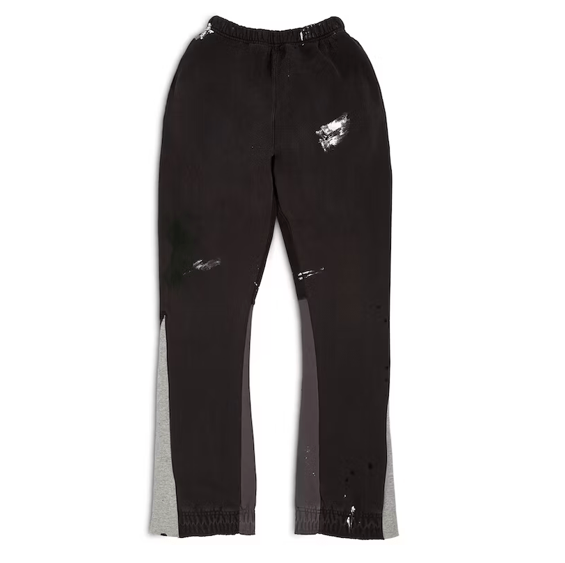 Gallery Dept. Painted Flare Sweat Pants 'Washed Black' - Sweatpants - Gallery Dept.