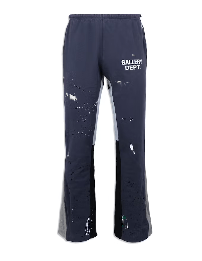 Gallery Dept. Painted Flare Sweat Pants 'Navy' - Sweatpants - Gallery Dept.