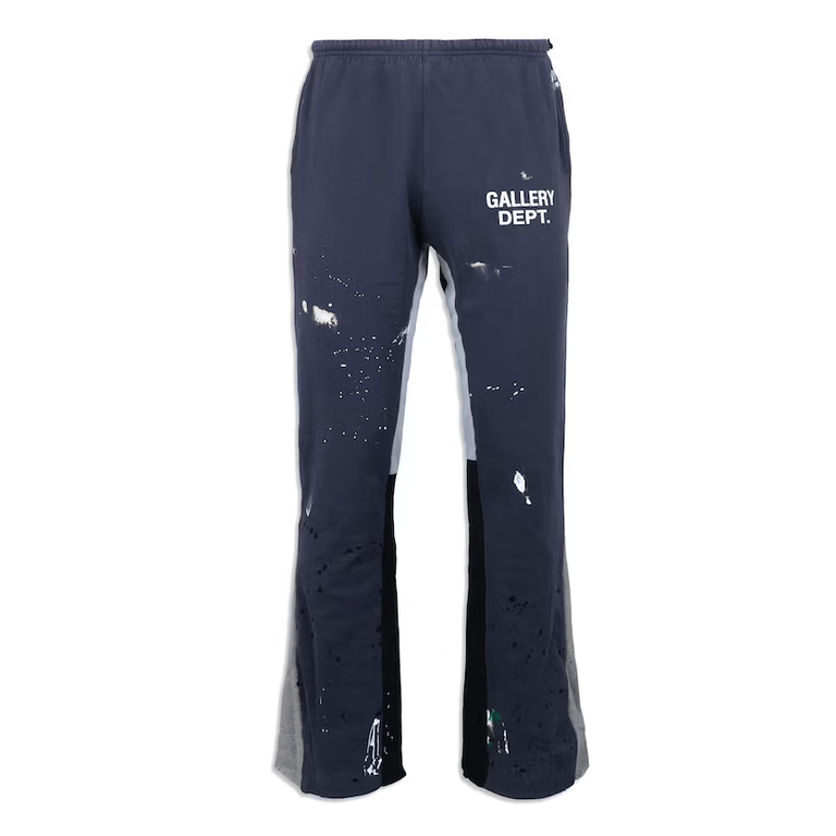 Gallery Dept. Painted Flare Sweat Pants 'Navy' - Sweatpants - Gallery Dept.