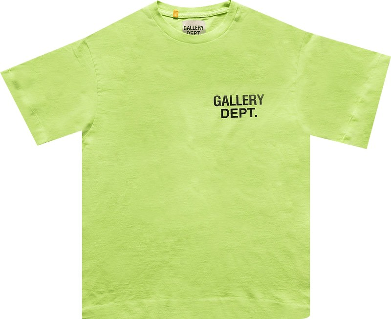 Gallery Dept. Vintage Souvenir Tee 'Lime Green' - T-shirt - Gallery Dept.
