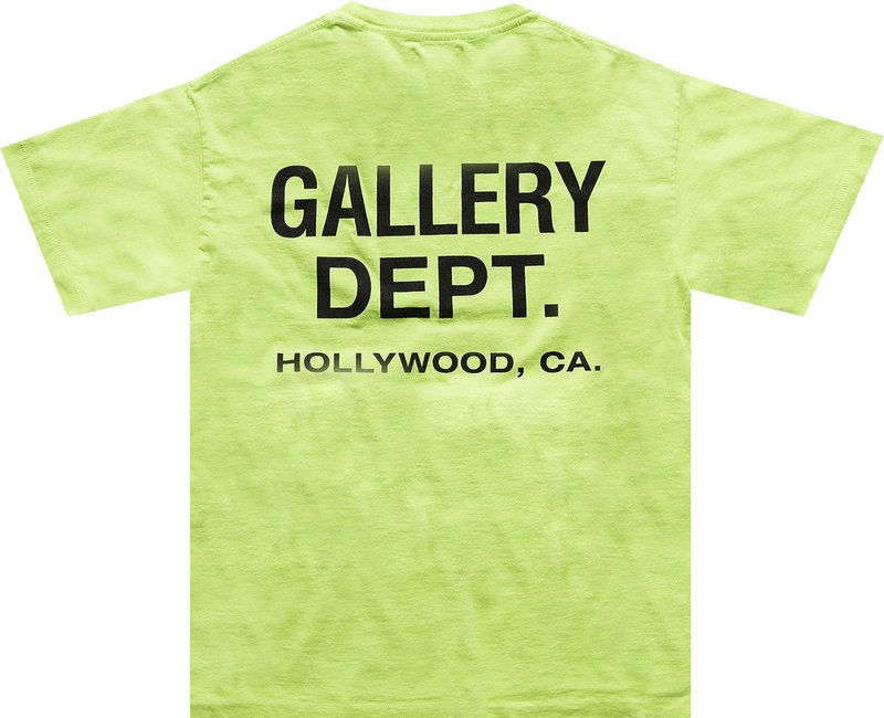 Gallery Dept. Vintage Souvenir Tee 'Lime Green' - T-shirt - Gallery Dept.
