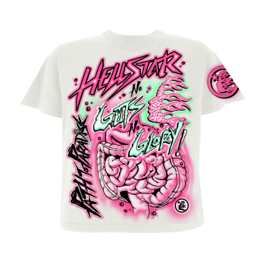 Hellstar Studios No Guts Glory Tee 'Cream' - T-shirt - Hellstar