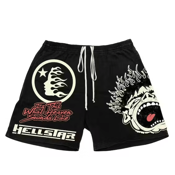 Hellstar Studios Noise Sweatshorts Vintage - Shorts - Hellstar