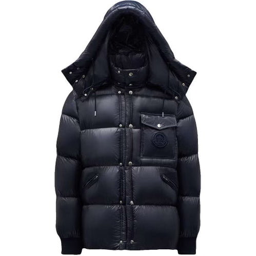 Moncler Lamentin Short Down Jacket Night Blue - Jacket - Moncler