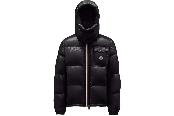 Moncler Montbeliard Short Down Jacket Black - Jacket - Moncler