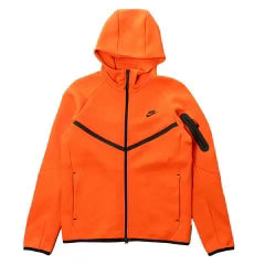 Nike Tech Fleece Full - Zip Windrunner Hoodie Vintage Coral / Black - Kulture Klash