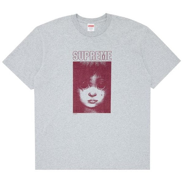 Supreme Margaret Keane Teardrop Tee 'Heather Grey' – Kulture Klash