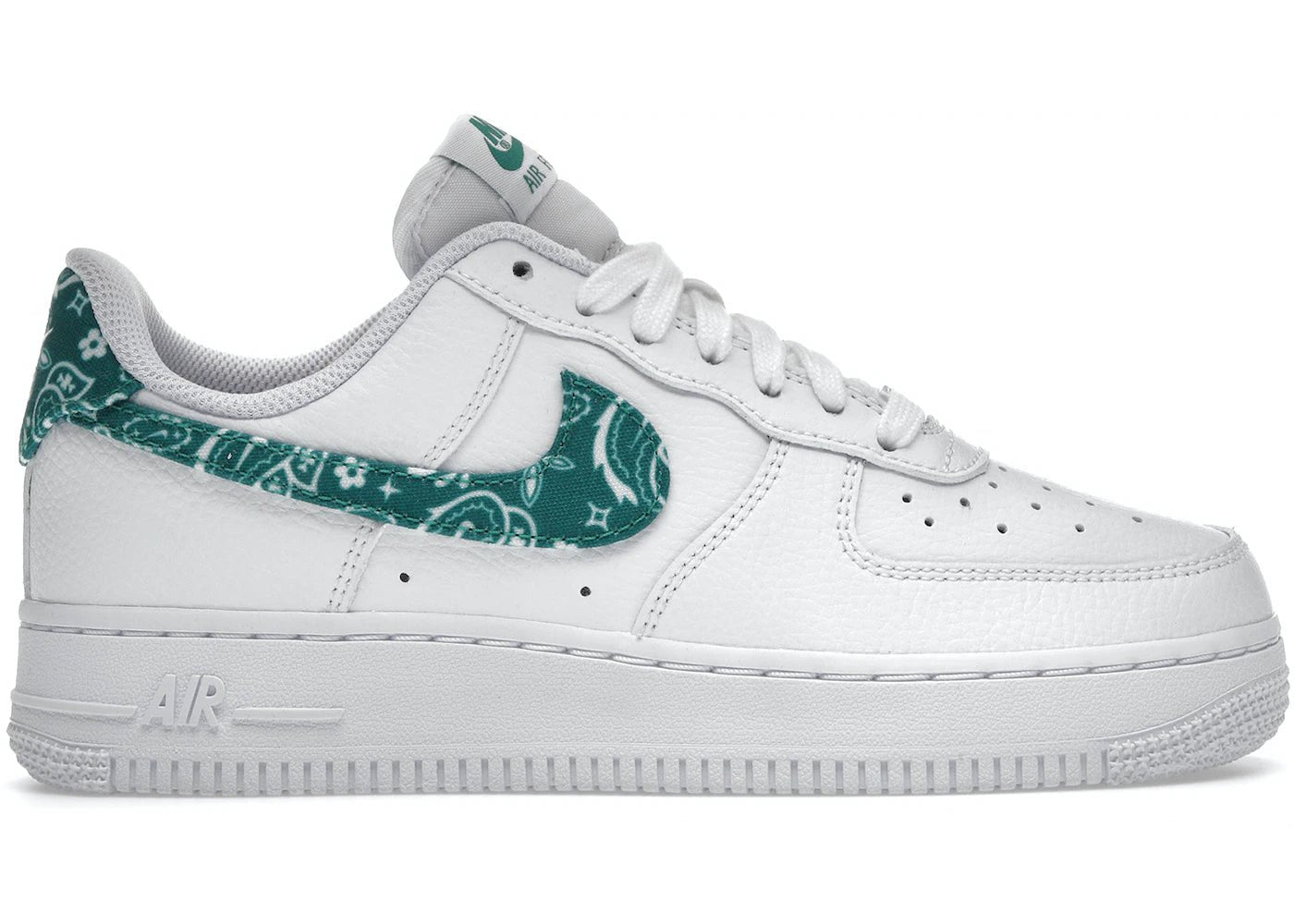 Nike Air Force 1 Low '07 Essential White Green Paisley (Women's) - Nike