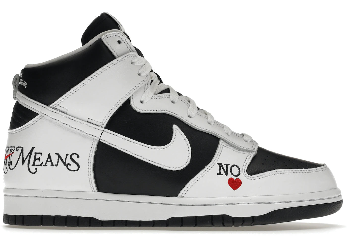 Nike SB Dunk High Supreme By Any Means Black - Nike