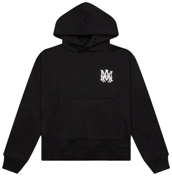 Amiri Crystal Embellished Ma Hoodie 'Black' - Hoodie - Amiri