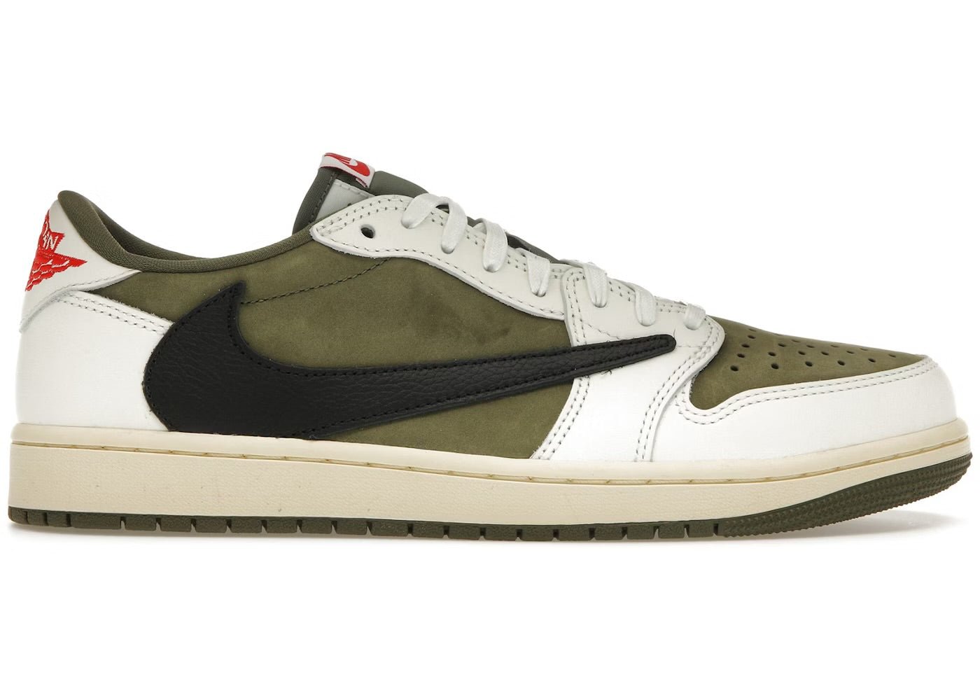 Jordan 1 Retro Low OG SP Travis Scott Medium Olive - Size 3.5 - Air Jordan