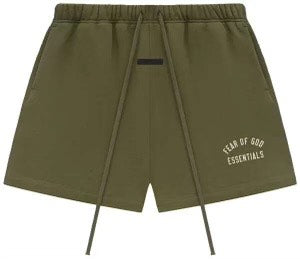 Fear of God Essentials Fleece Soccer Short Military