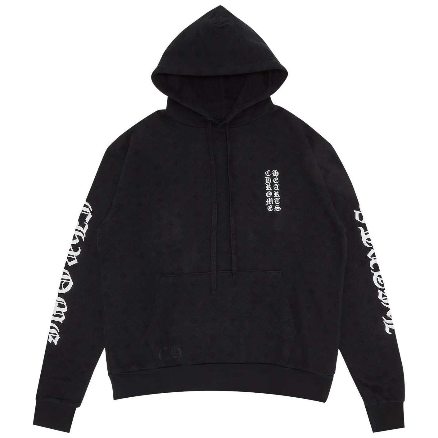 Chrome Hearts Plus Cross Allover Print Horseshoe Logo Hoodie 'Black' - Hoodie - Chrome Hearts