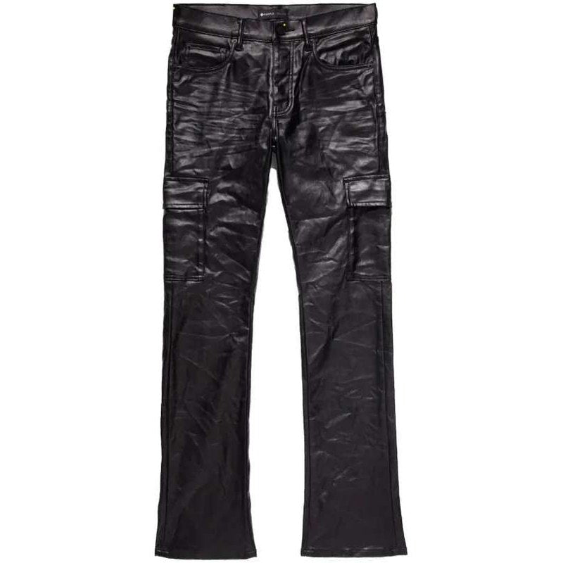 Purple Brand Cargo Flare Vintage Coated Jean - Jeans - Purple Brand