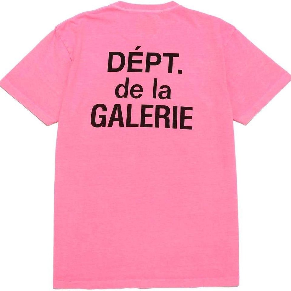 Gallery Dept. French T-shirt Flo Pink - T-shirt - Gallery Dept.