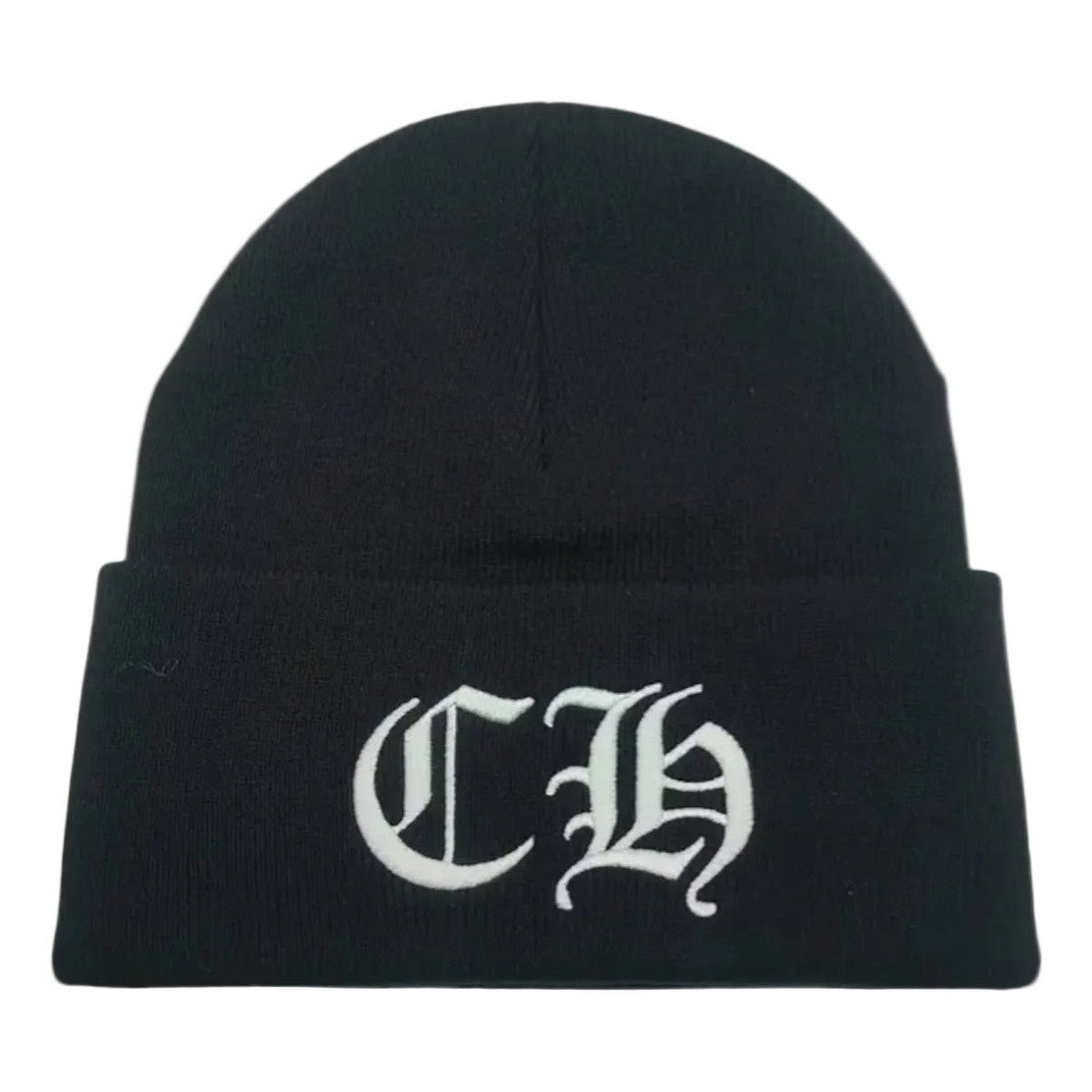 Chrome Hearts CH Logo Beanie Black/White – Kulture Klash