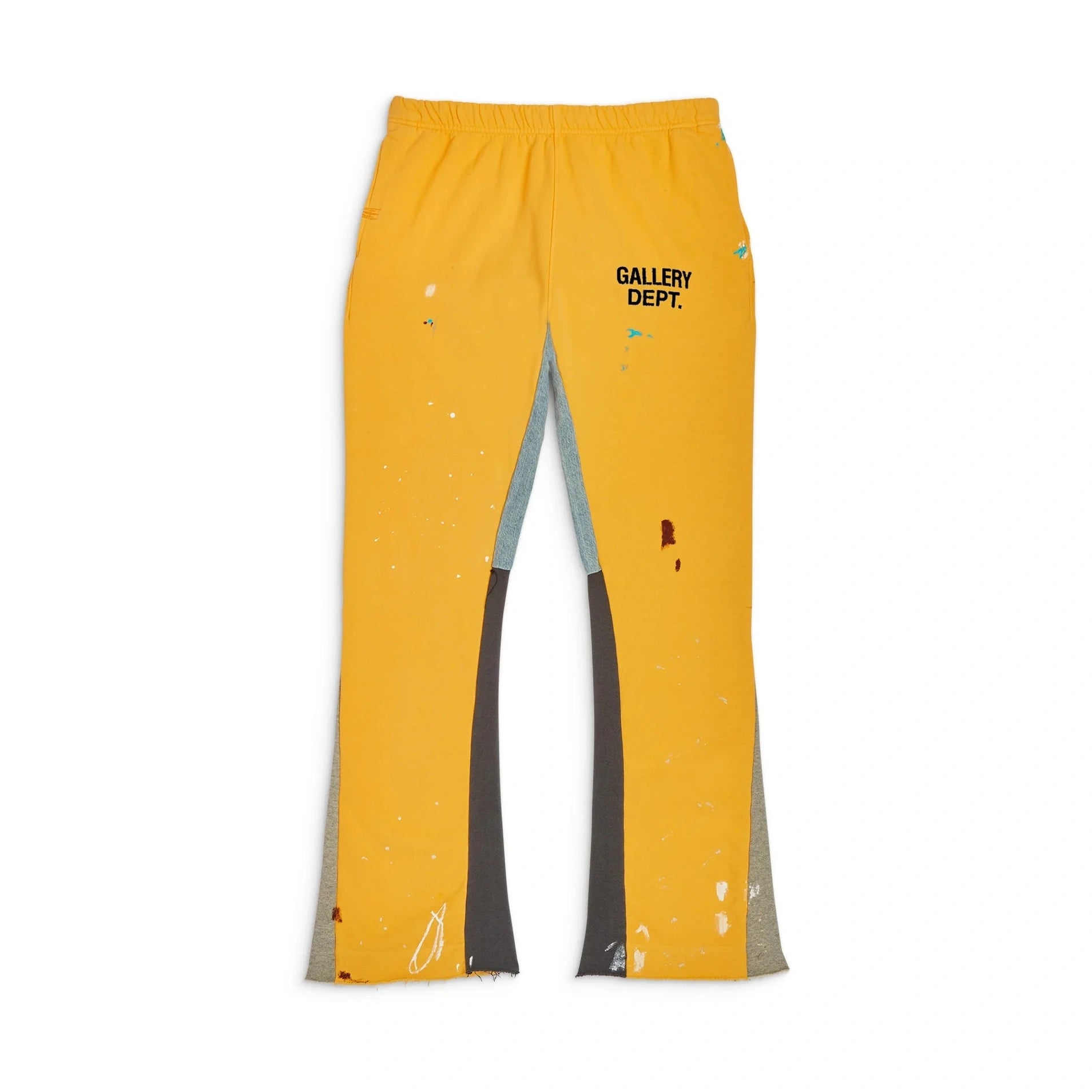 Gallery Dept. Painted Flare Sweat Pants Yellow - Sweatpants - Gallery Dept.