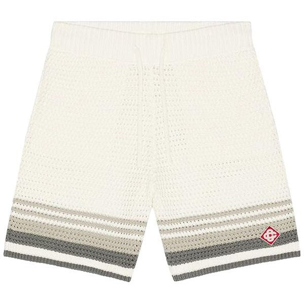 Casablanca Crochet Shorts 'White'