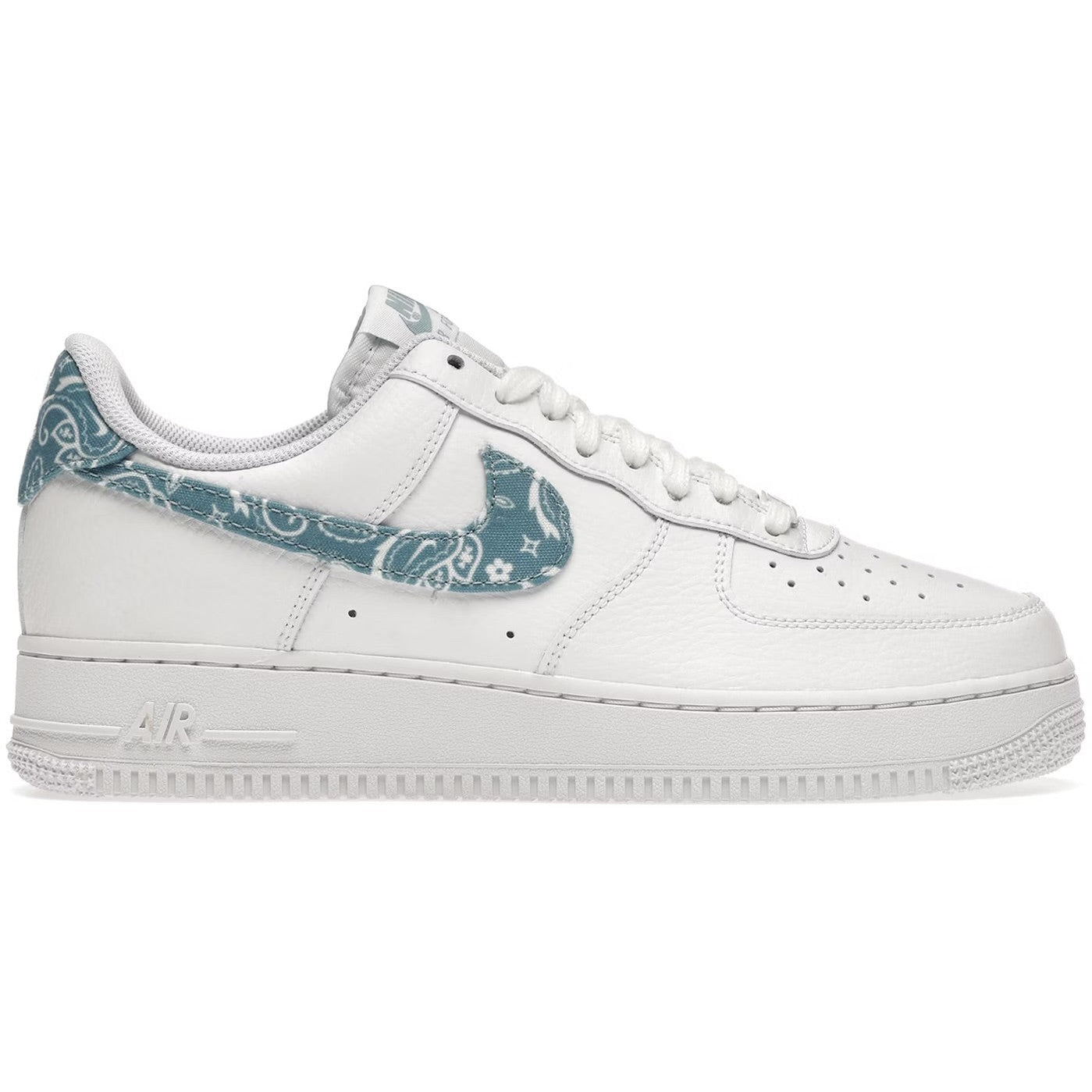Nike Air Force 1 Low '07 Essential White Worn Blue Paisley (Women's) - Nike