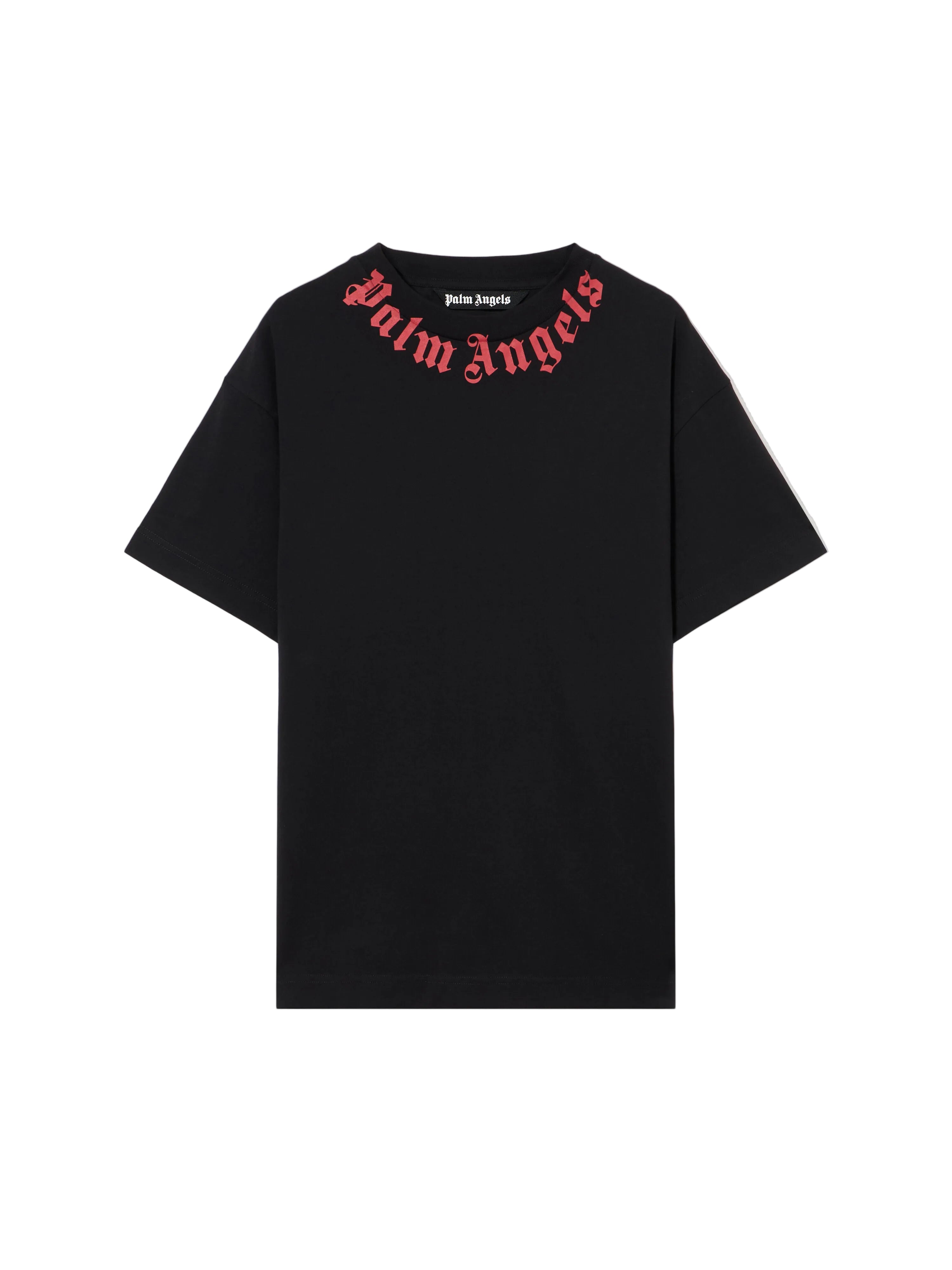 Palm Angels Neck Logo T-Shirt 'Black'
