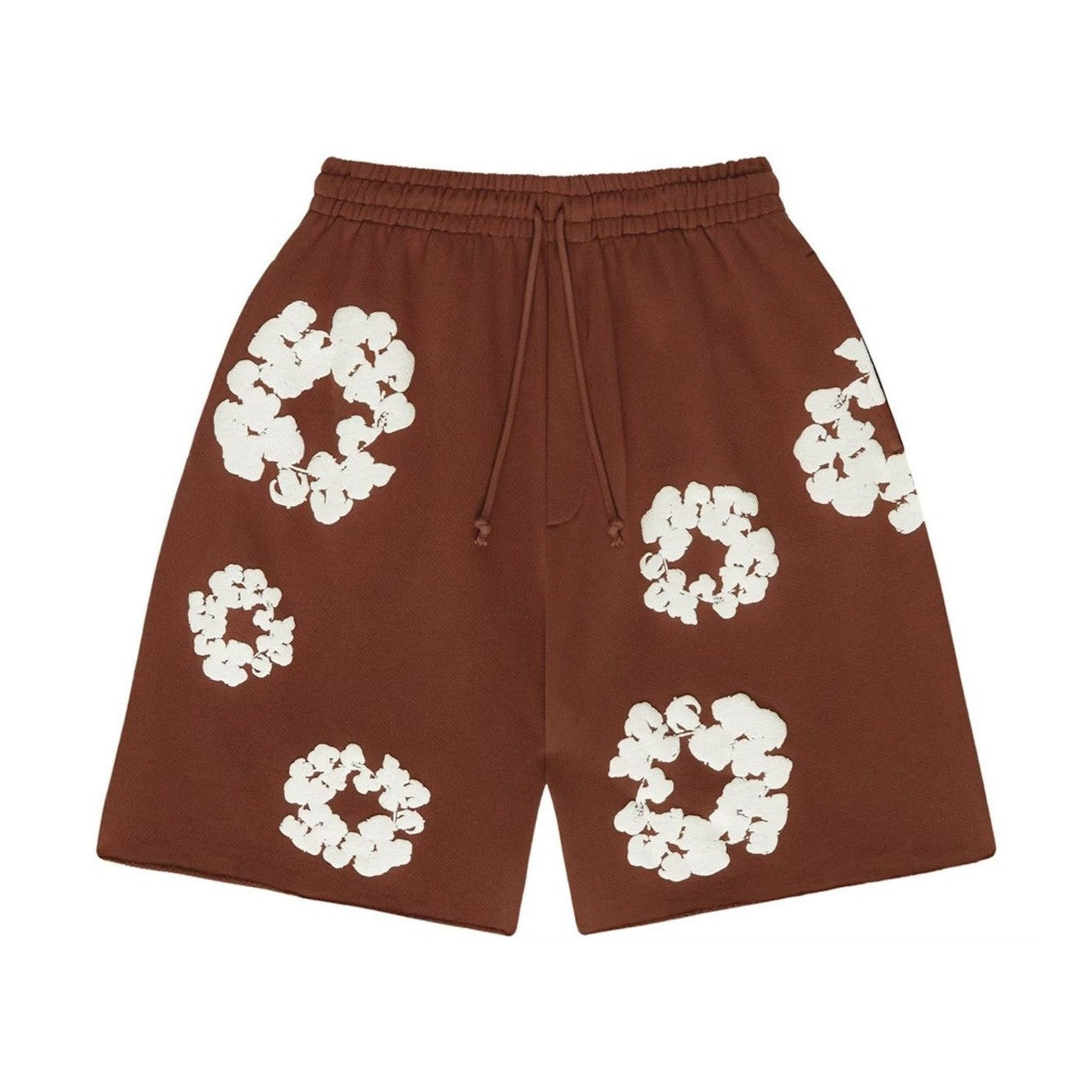 Denim Tears The Cotton Wreath Shorts Brown - Shorts - Denim Tears