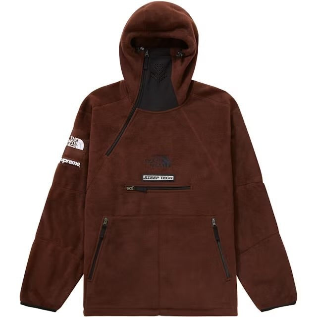 Supreme The North Face Steep Tech Fleece Pullover Brown - The North Face