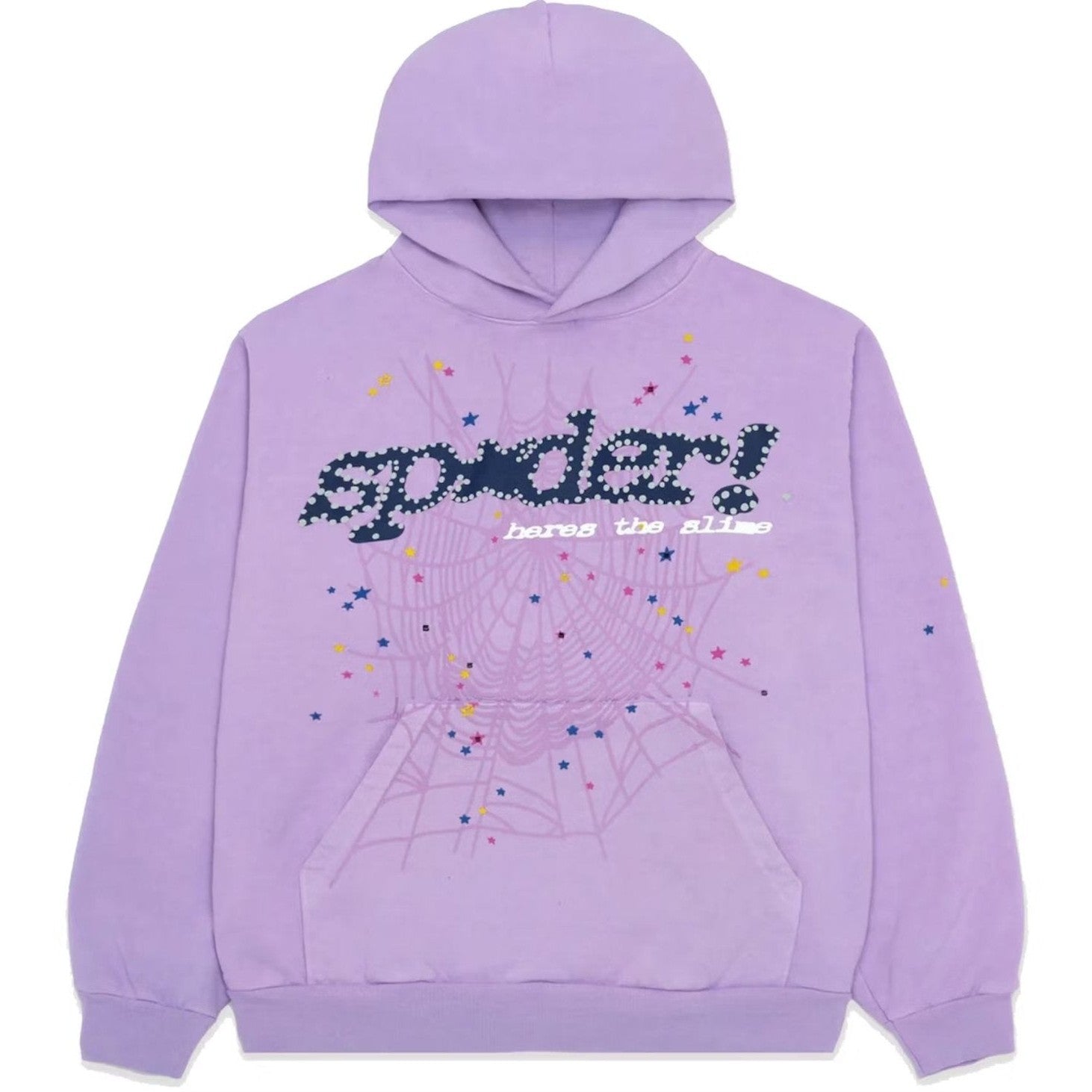 Sp5der Acai Hoodie Purple - Hoodie - Sp5der