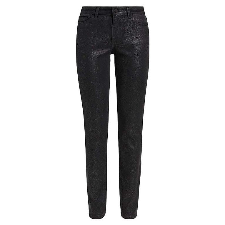 Purple Brand Glitter Mid - Rise Skinny Jeans - Jeans - Purple Brand