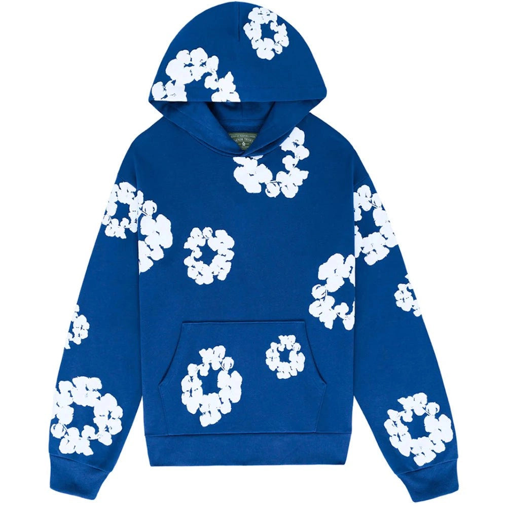 Denim Tears The Cotton Wreath Sweatshirt Royal Blue - Sweatshirt - Denim Tears
