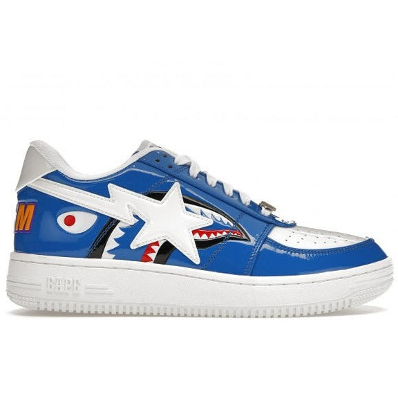 A Bathing Ape Bape Sta Low Color Block Shark Blue - Bape Sta Low - BAPE