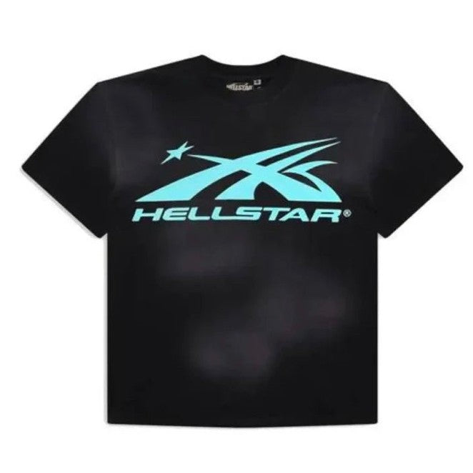 Hellstar Sports Core Logo Gel T-shirt Aqua - T-shirt - Hellstar
