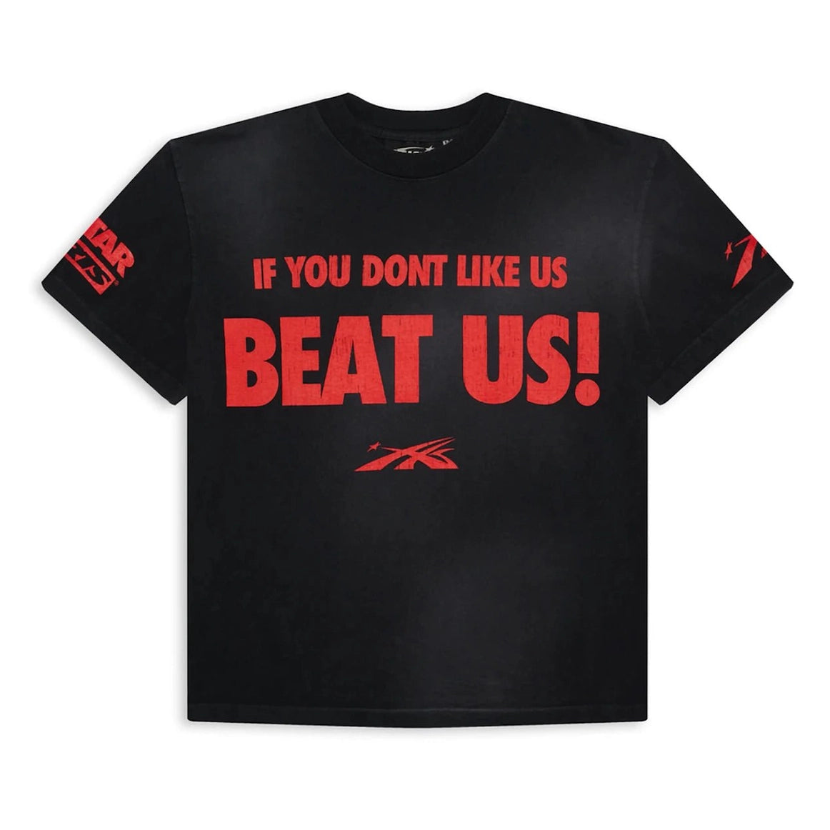 Hellstar Beat Us! T-shirt Red/Black - T-shirt - Hellstar