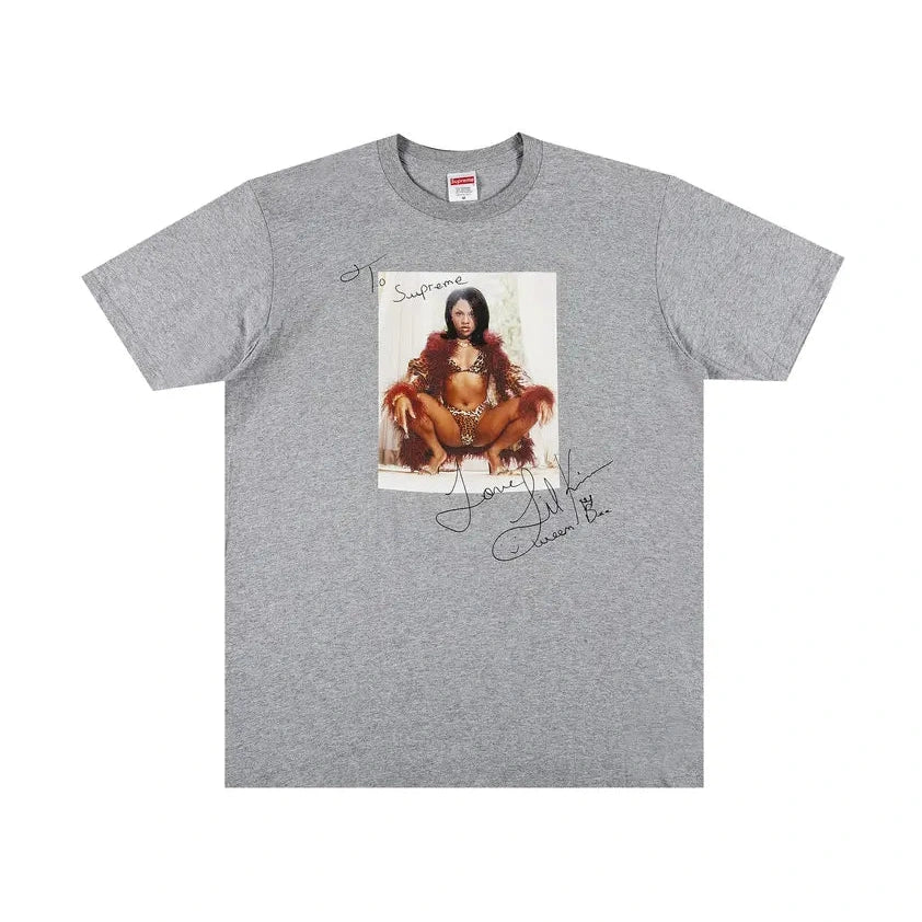 Supreme Lil Kim Tee 'Heather Grey’