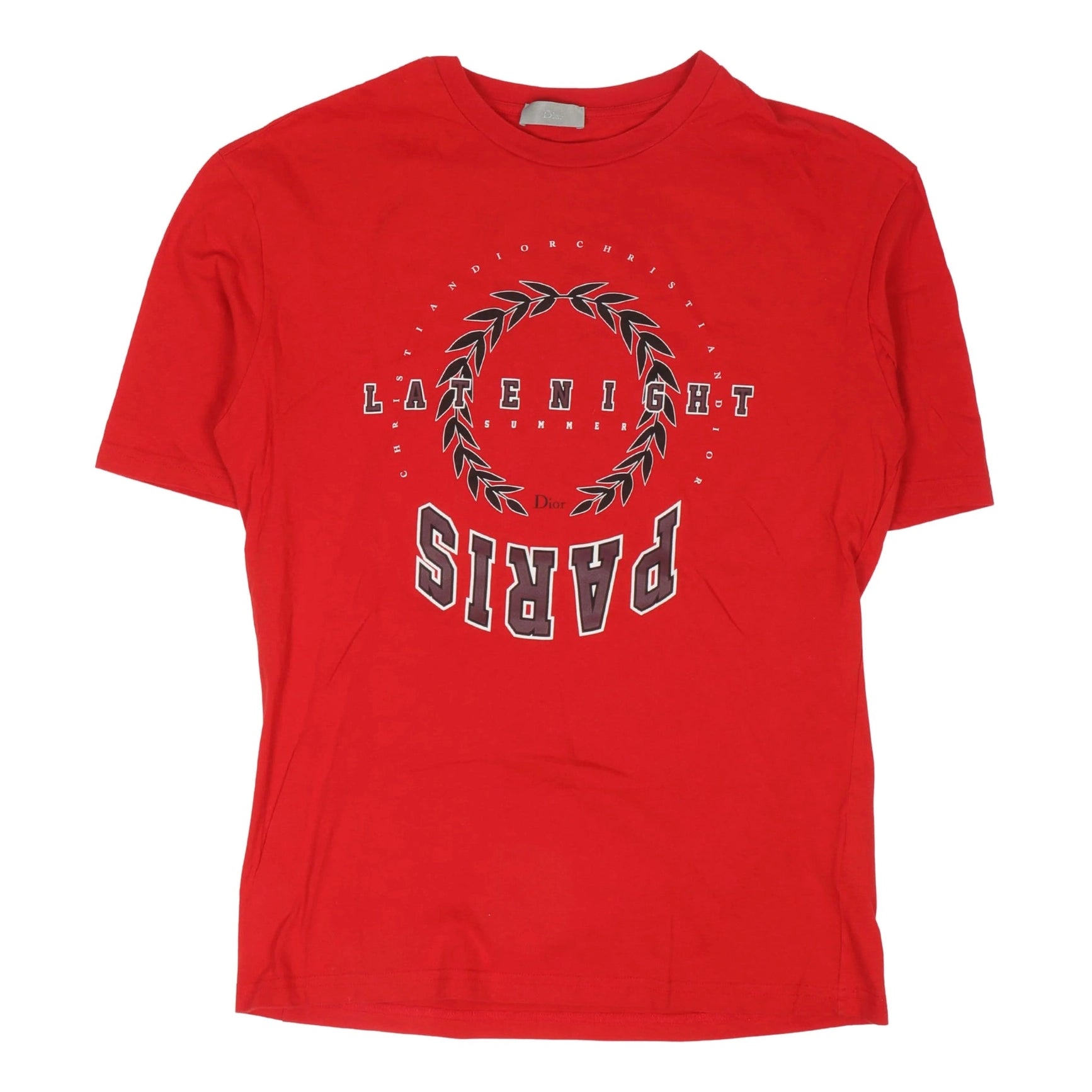 Christian Dior Late Night Paris Red Tee - T-shirt - Dior