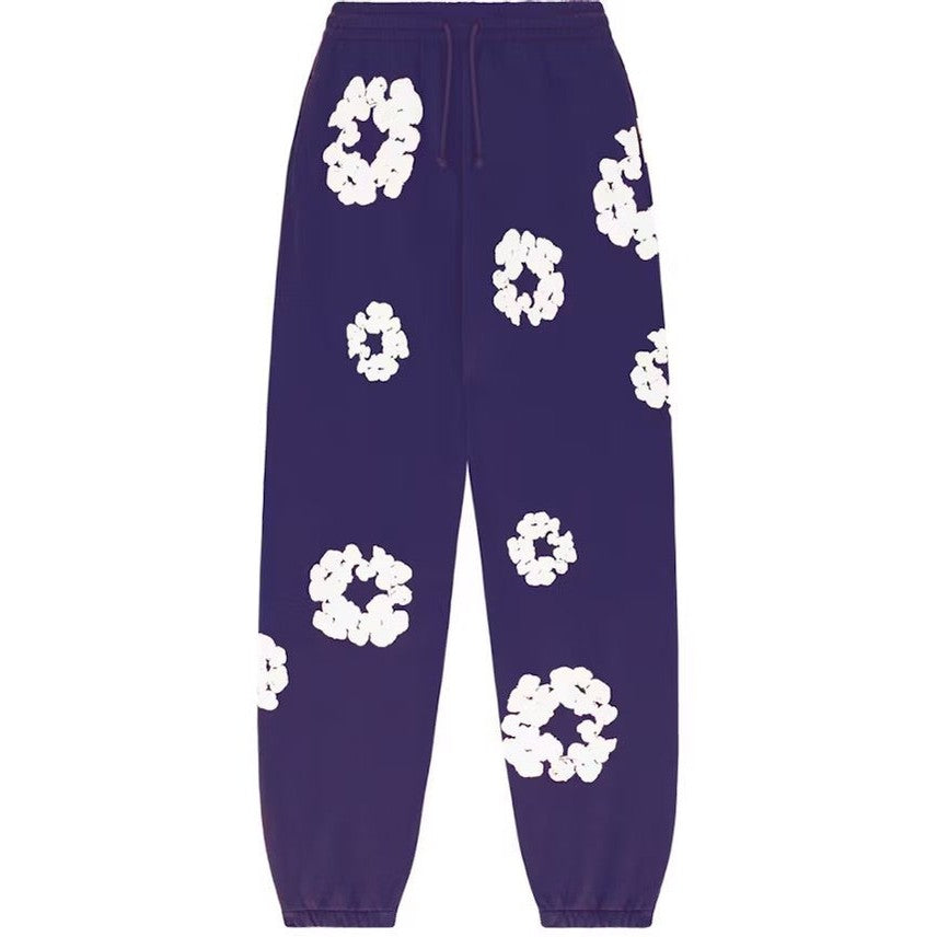 Denim Tears The Cotton Wreath Sweatpants Purple - Denim Tears