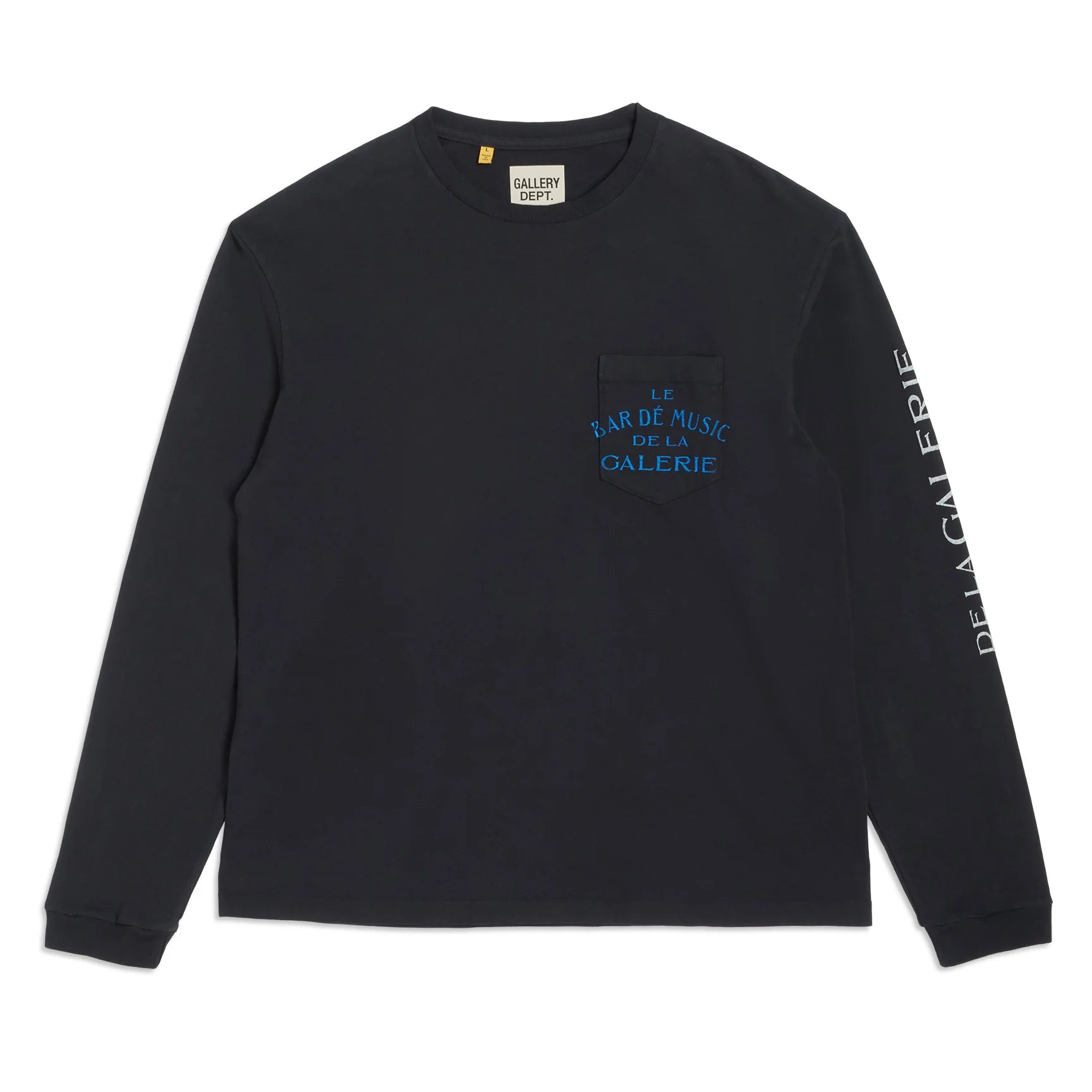 Gallery Dept. Le Bar Shop L/S Tee Black - Longsleeves - Gallery Dept.