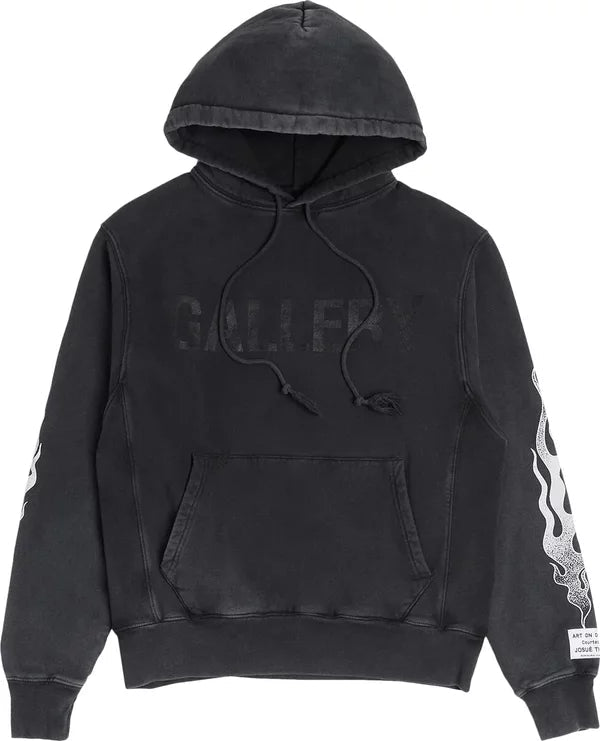 Gallery Dept. GD Flames Hoodie 'Black' - Hoodie - Gallery Dept.