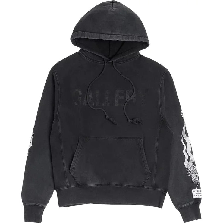Gallery Dept. GD Flames Hoodie 'Black' - Hoodie - Gallery Dept.