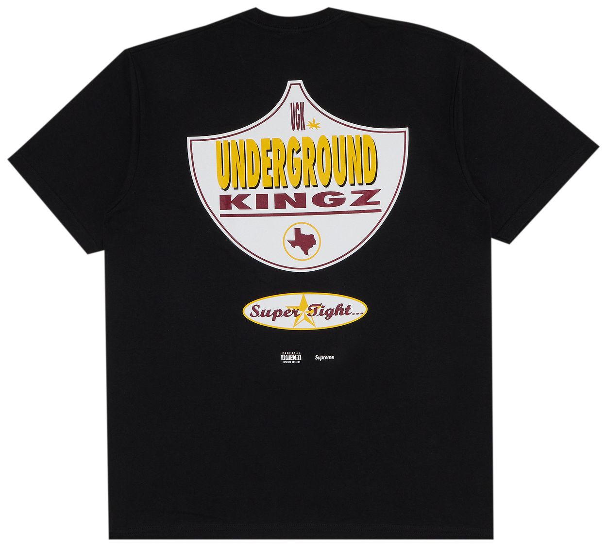 Supreme UGK Super Tight Tee 'Black'