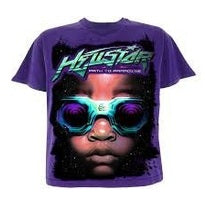 Hellstar Goggles T-Shirt Purple - T-shirt - Hellstar