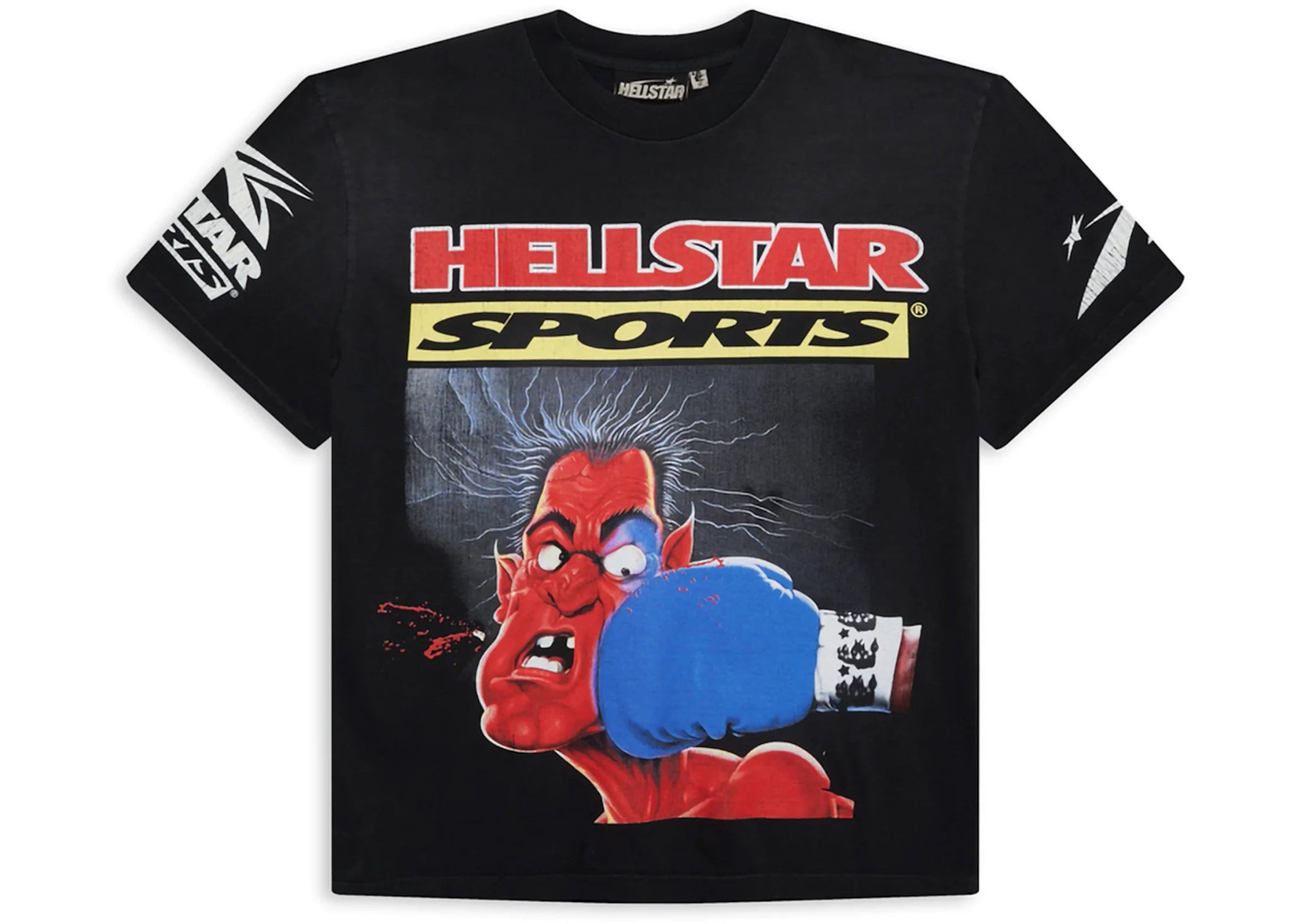 Hellstar Knock - Out T-shirt Black - T-shirt - Hellstar